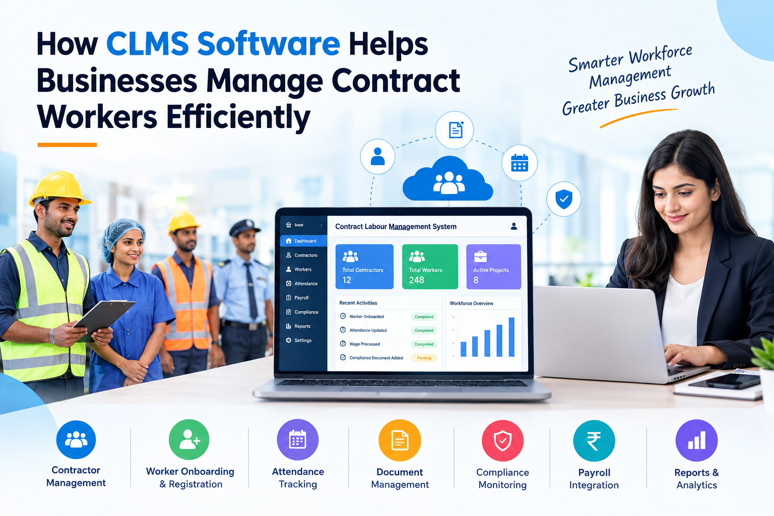 How CLMS Software Helps Businesses Manage Contract Workers Efficiently